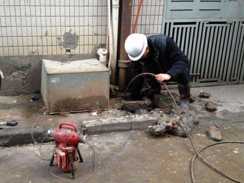 三台疏通下水道-洗菜池疏通